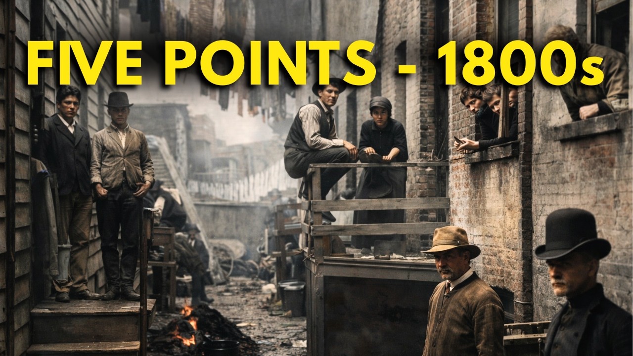 Inside New York&rsquo;s Most Dangerous Slum: The Five Points | AI Remastered