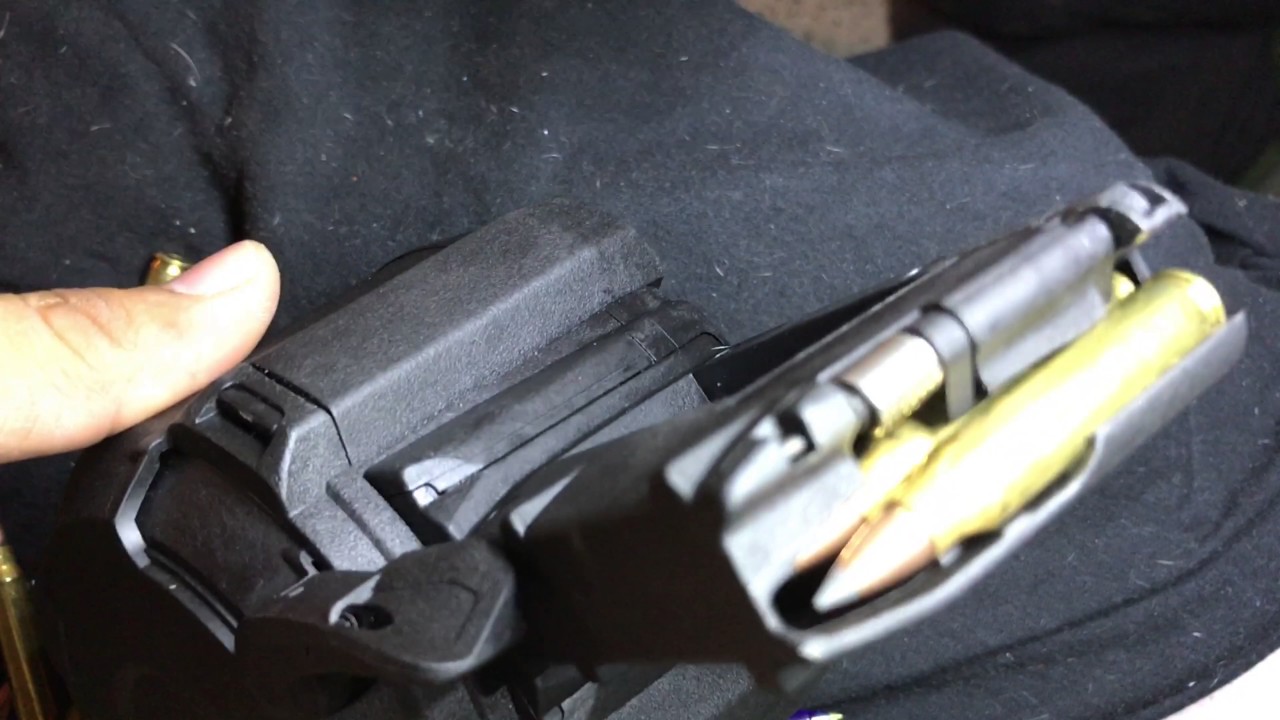 Загрузка и разгрузка барабана Magpul P-60