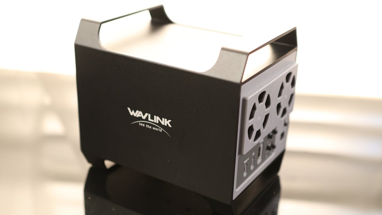 Корпус WAVLINK с 4 отсеками для жестких дисков/твердотельных накопителей SATA 3,5
