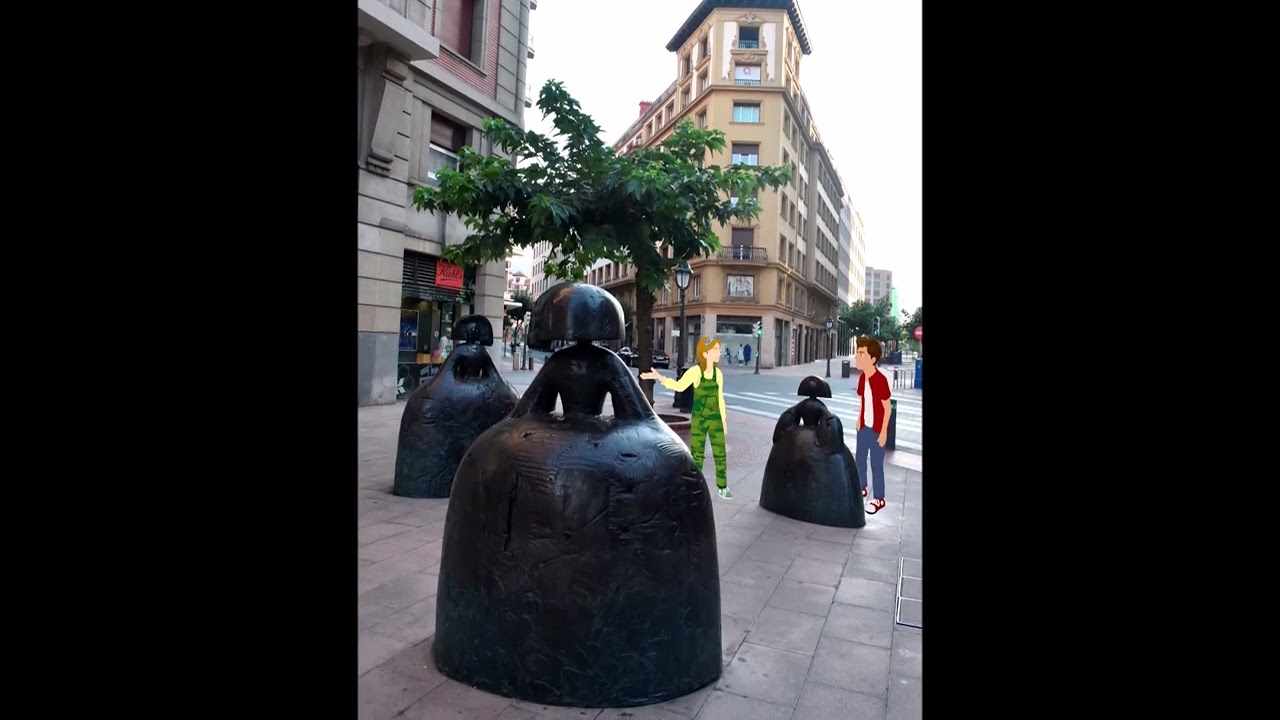 Elaia y las esculturas de Bilbao