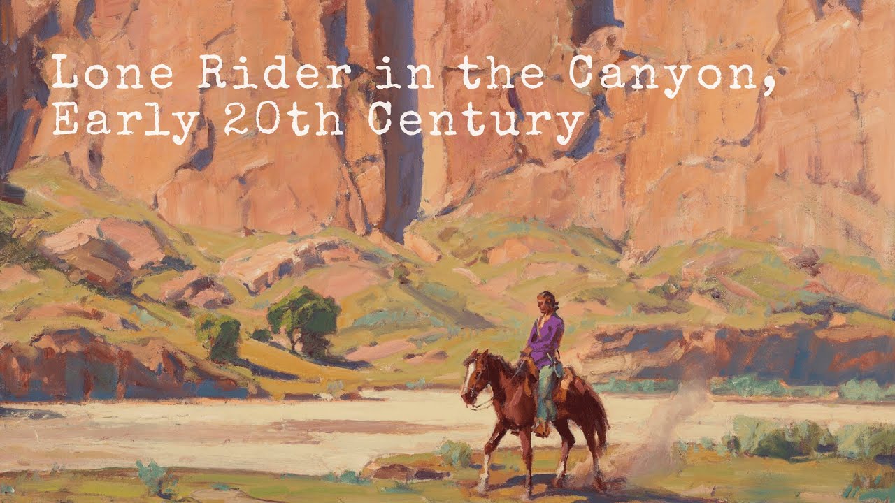 [POV] Lone Rider in the Canyon, Early 20th Century | Scorching Sun & Western Guitar