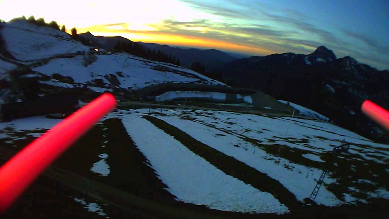 Skigebiet Sudelfeld Bayrischzell neuer Speicherteich-Beschneiung 2.11.2014 DJI Phantom