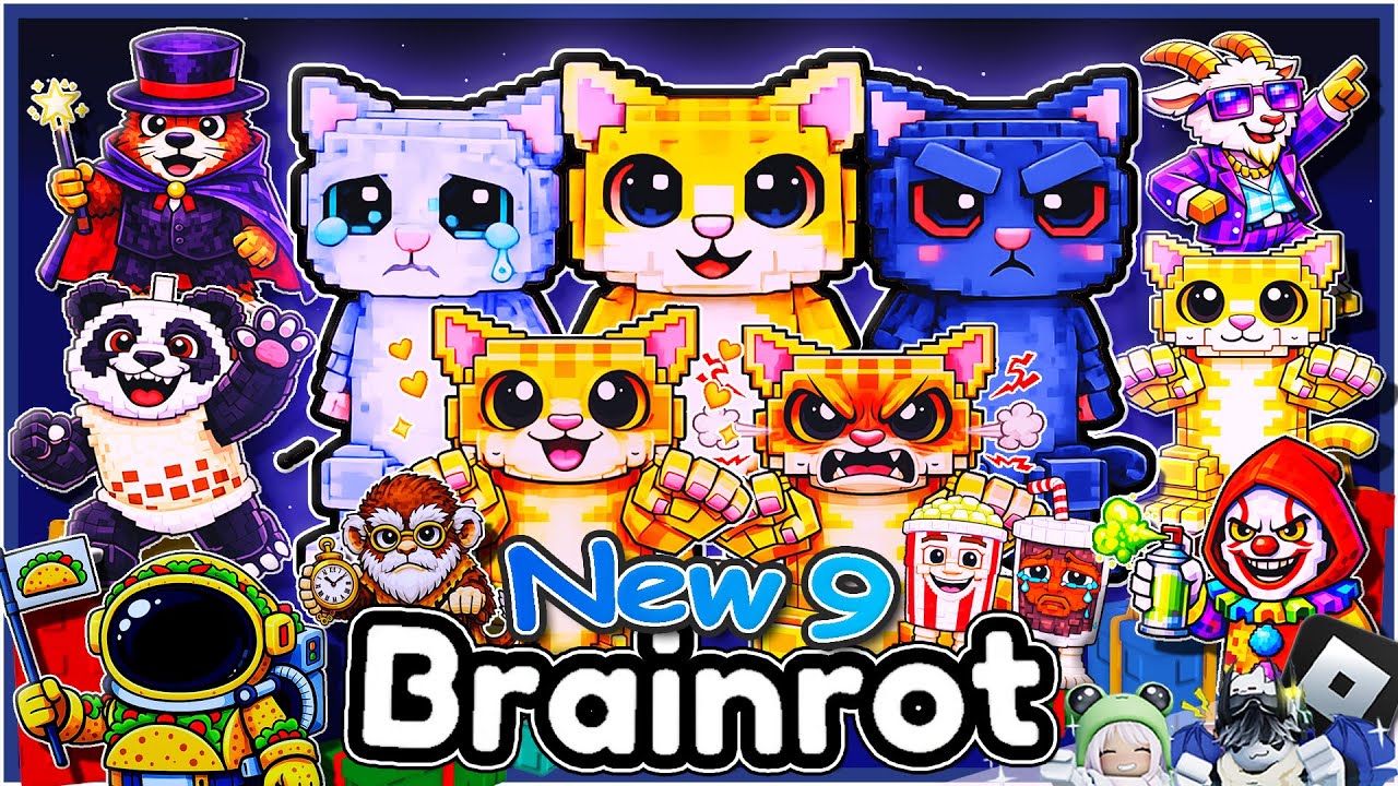 🌀MAZE🧋COOKING🧩PUZZLES✨6 NEW BRAINROTS🎵Find the Brainrot 370+🎵| @yulyonroblox |🎮ROBLOX | 4K
