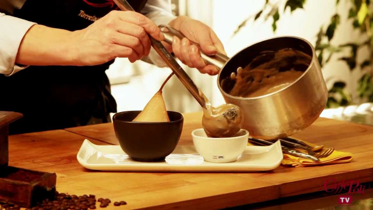 Pere con crema al caffè: ricetta e preparazione - Ricette Caffè Poli Torrefazione TV