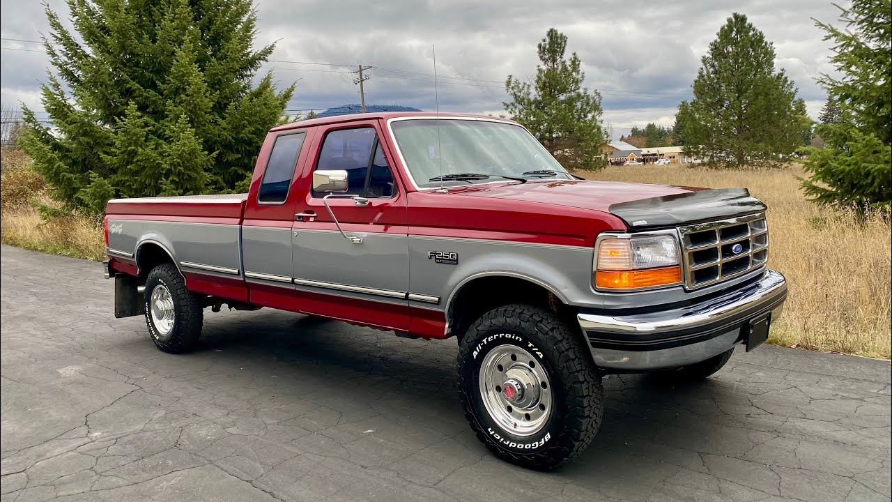 1994 Ford F-250 XLT 4x4 Walk Around and Drive for Bring a Trailer Auction
