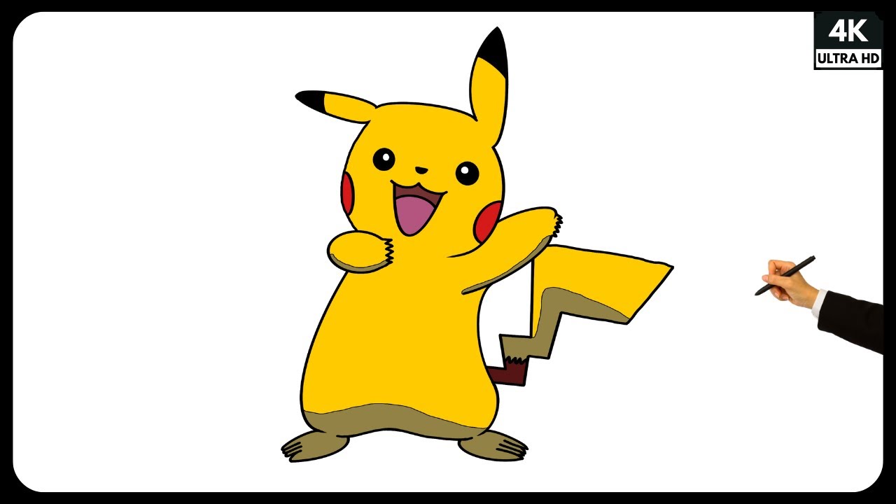 How to Draw a Pikachu | Pikachu Drawing | Step by Step Drawing Tutorial | Easy Drawing for beginners
