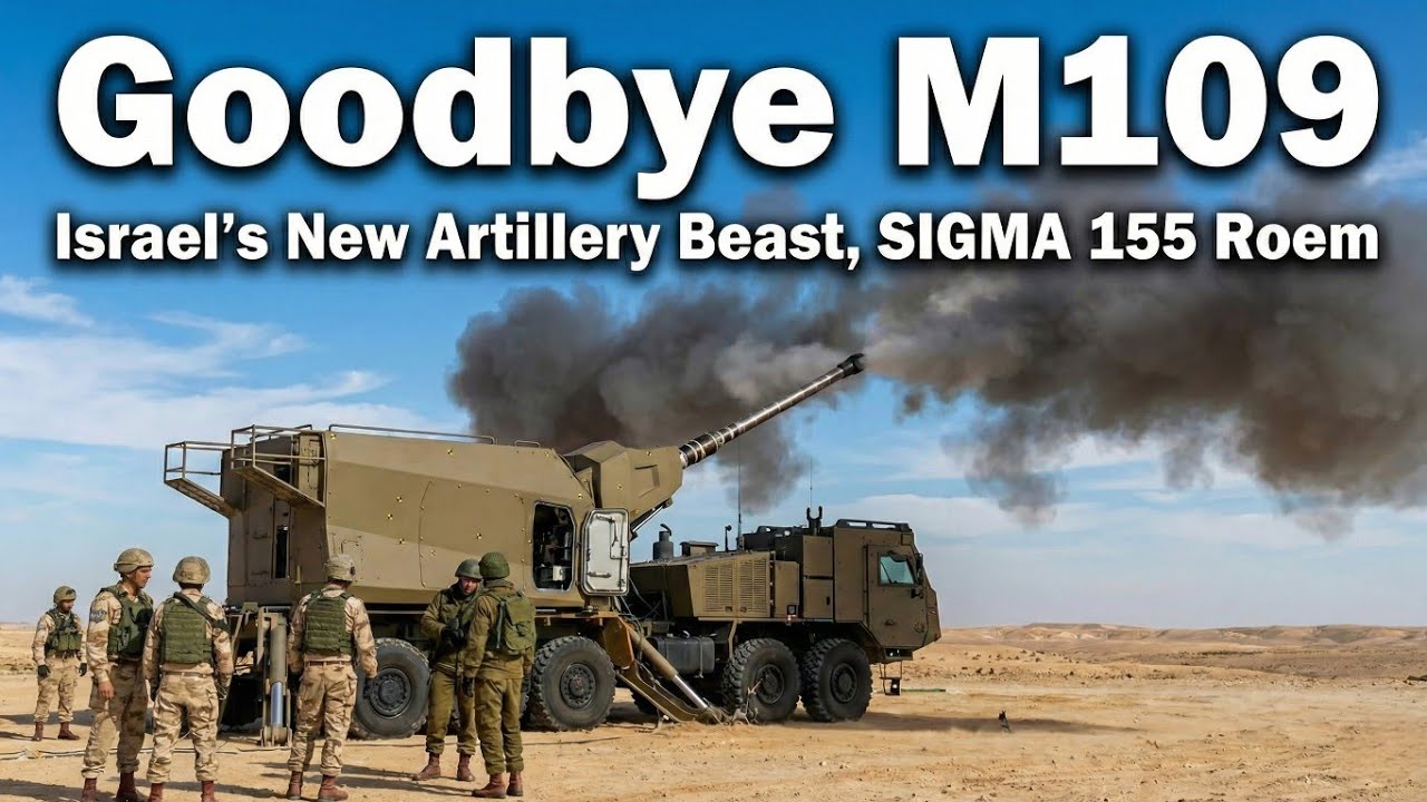 «Прощай, М109!» — новая израильская «артиллерийская машина», SIGMA 155 Roem.