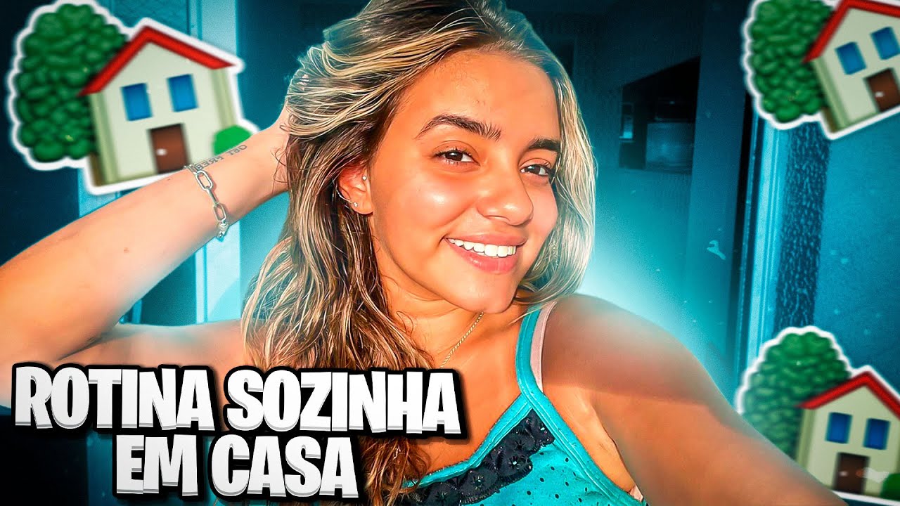 ROTINA SOZINHA EM CASA + COMPRINHAS!