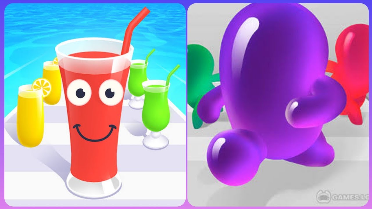 Max Levels  Juicy Run 3D Vs Join blob Clash 3d  🦠🦠🦠Walkthrough Android IOS Gameplay AA54