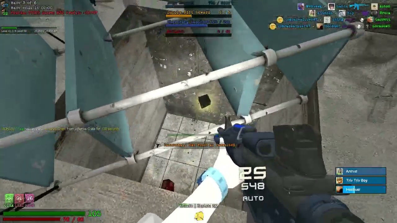 Garry's Mod Zombie Survival Sunrust Pointsave 11.7k Dual Sickles tanking