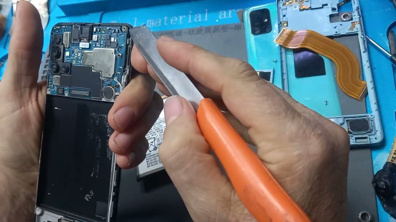 Samsung A51 BATARYA DEĞİŞİMİ  SAMSUNG A51 EKRAN DEĞİŞİMİ SAMSUNG A51 ARKA KAPAK NASIL AÇILIR