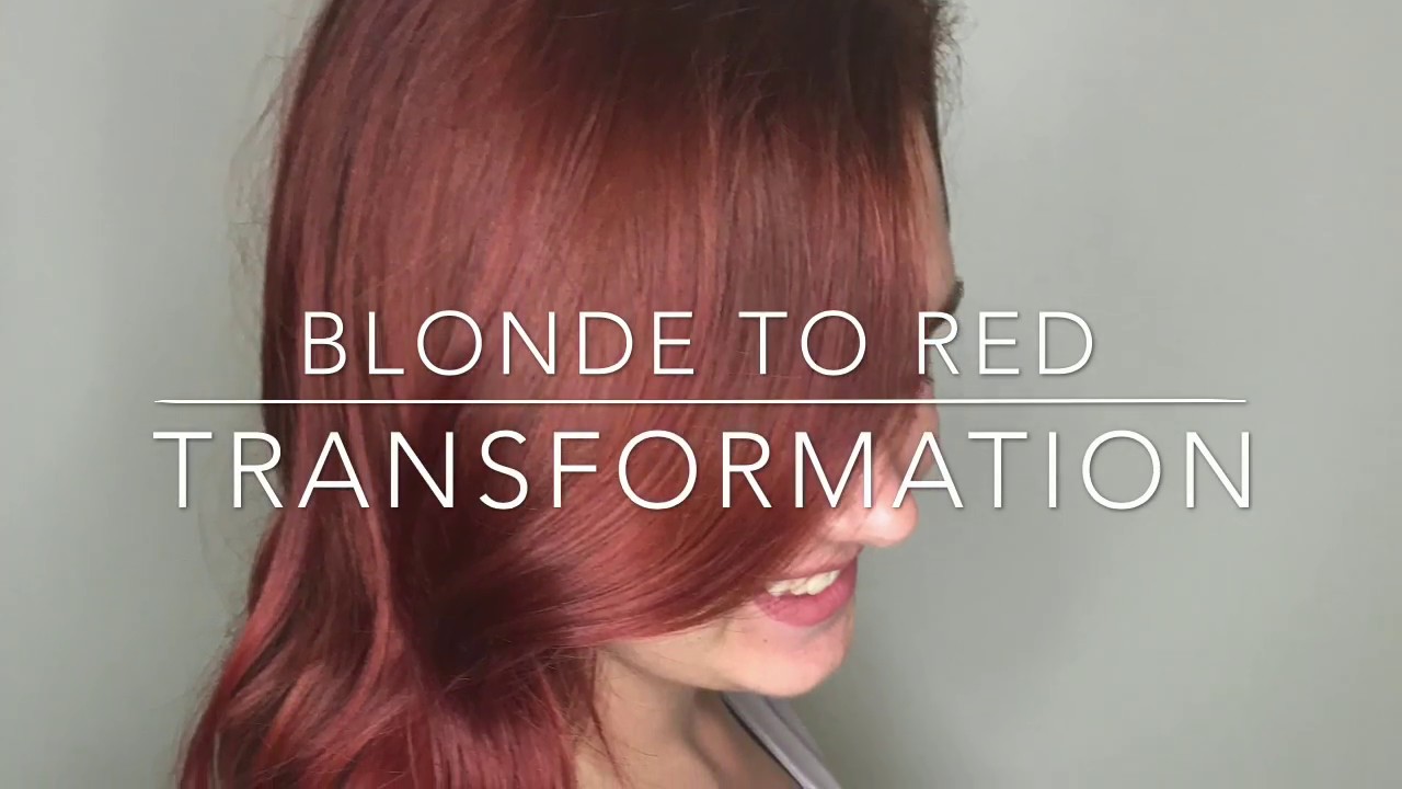 Blonde to Red Transformation | Filling 101 | Lisa Huff Hair