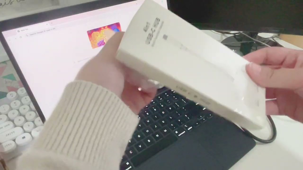 My MacBook Air Setup: Unboxing + External Monitor Connection