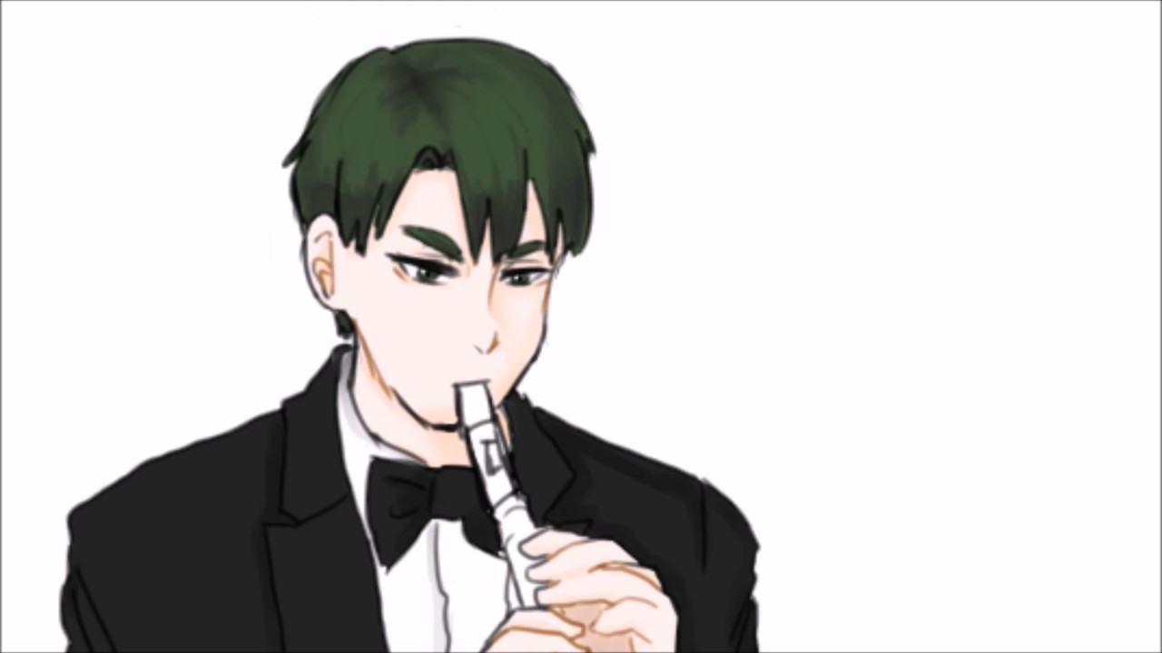 우시지마가 리코더 부는영상