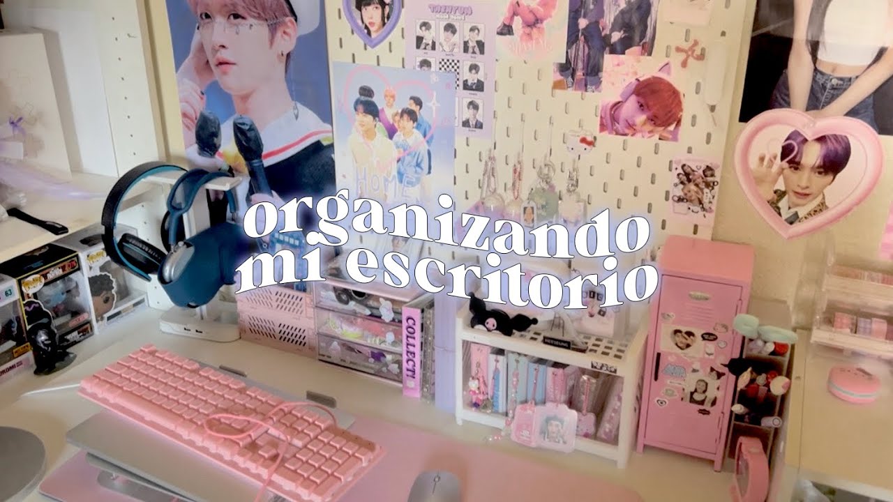 ❀ organizando mi escritorio + desk tour ft. NIIMBOT ♡