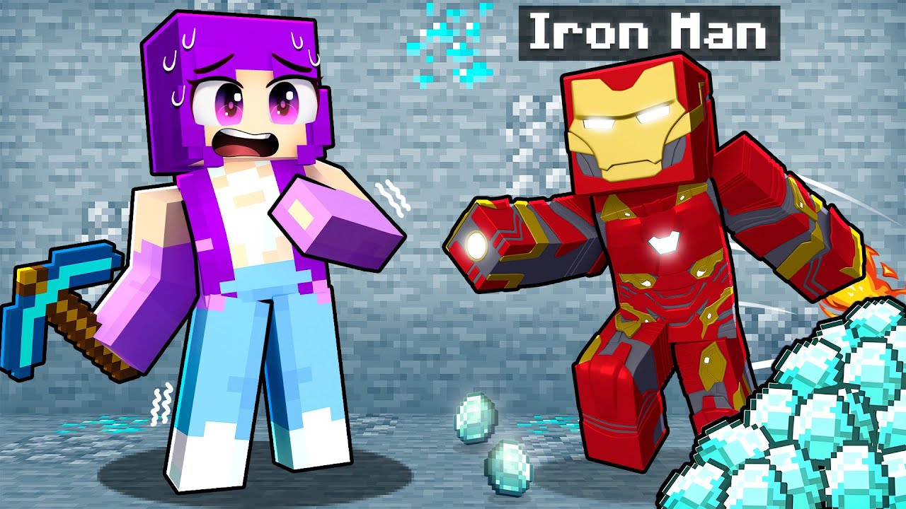 Minecraft'ta IRON MAN olarak Şaka Yaptım!