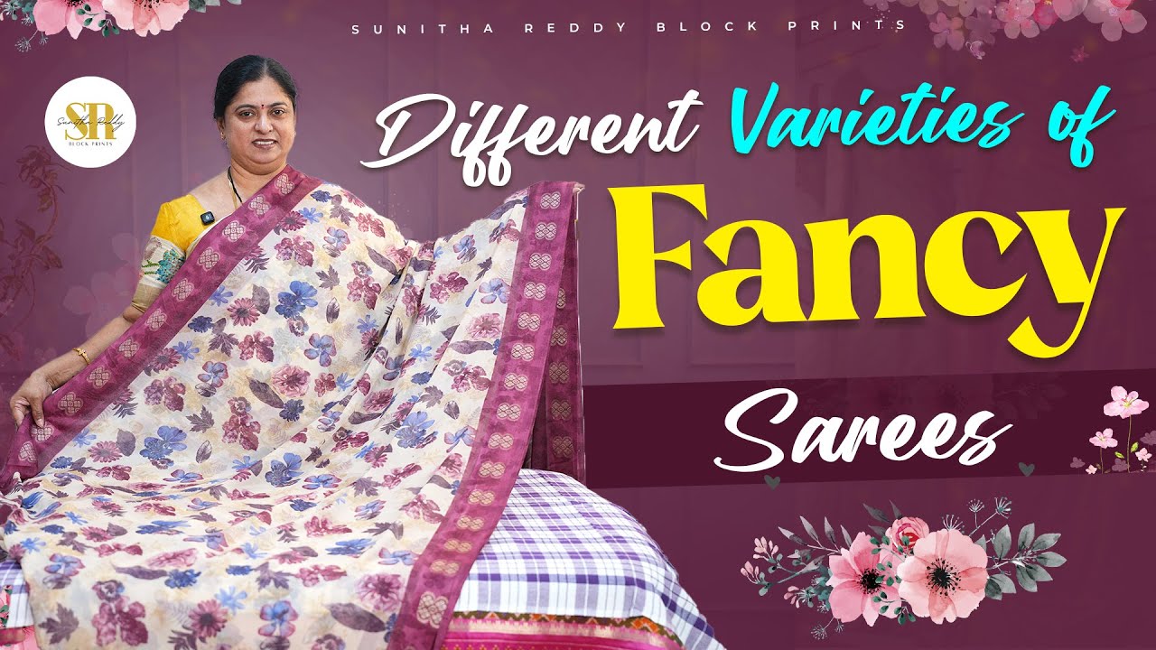 Different Varieties of Fancy Sarees | Latest Designer & Party Wear Saree Collection | Jejis Vlogs