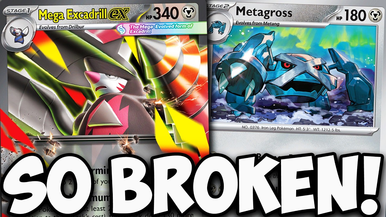 Mega Excadrill ex &mdash; это имба, и на данный момент это моя любимая колода!