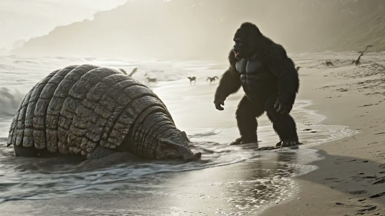 King Kong Tom vs The Colossal Ancient Armadillo — The Rolling Apocalypse Has Begun!