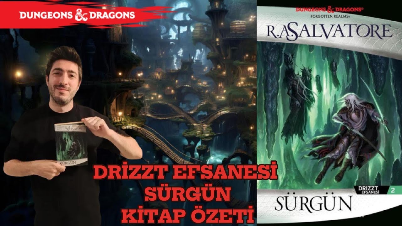 SÜRGÜN  DRİZZT EFSANESİ KİTAP 2 | RESİMLİ ŞEKİLDE KİTAP ÖZETİ