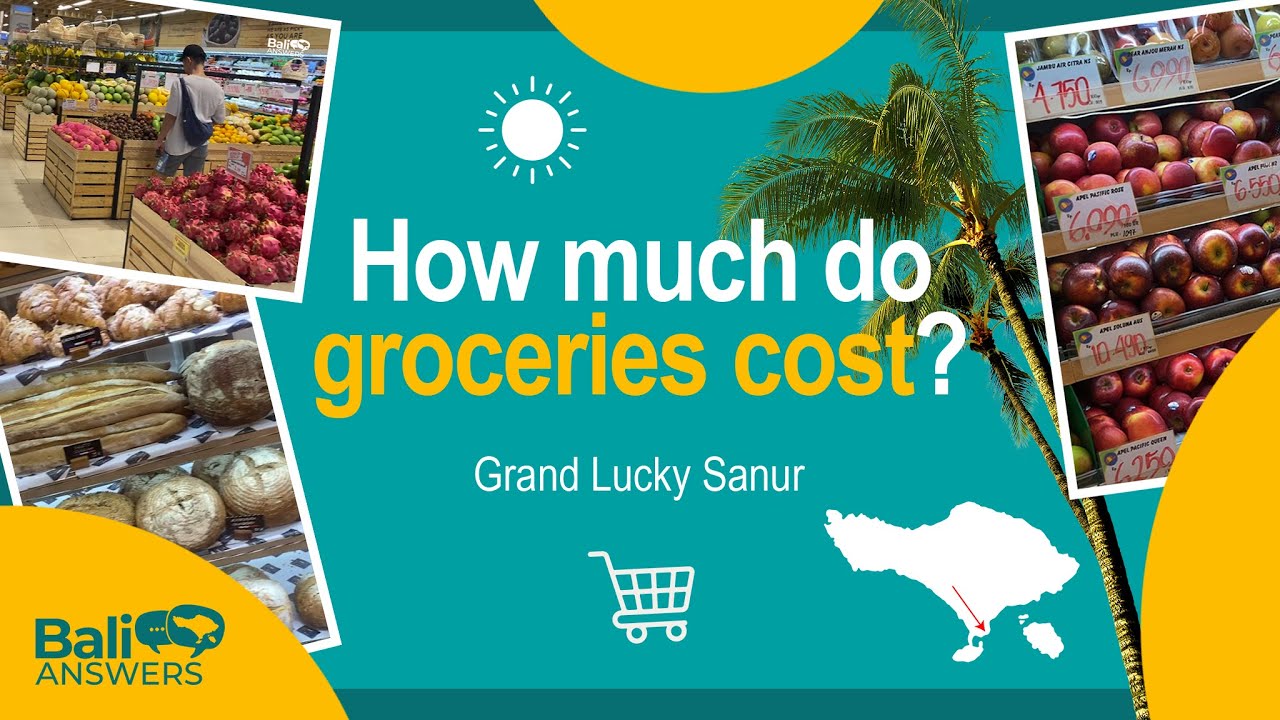 How Much Do Groceries Cost? GrandLucky Sanur Tour | Best Supermarkets in Bali | Bali Answers
