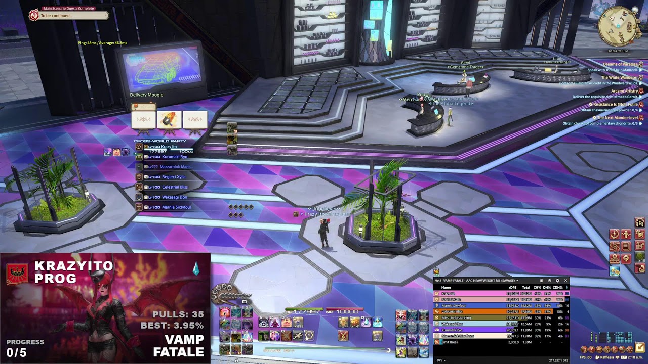 FFXIV - PCT - AAC Heavyweight - BLIND prog - M9S