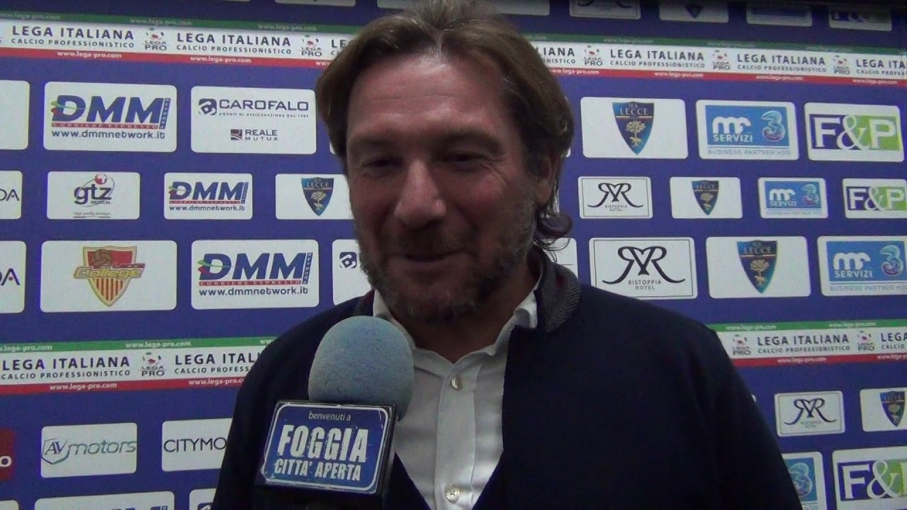 Lecce – Foggia, l'intervista all'allenatore Giovanni Stroppa