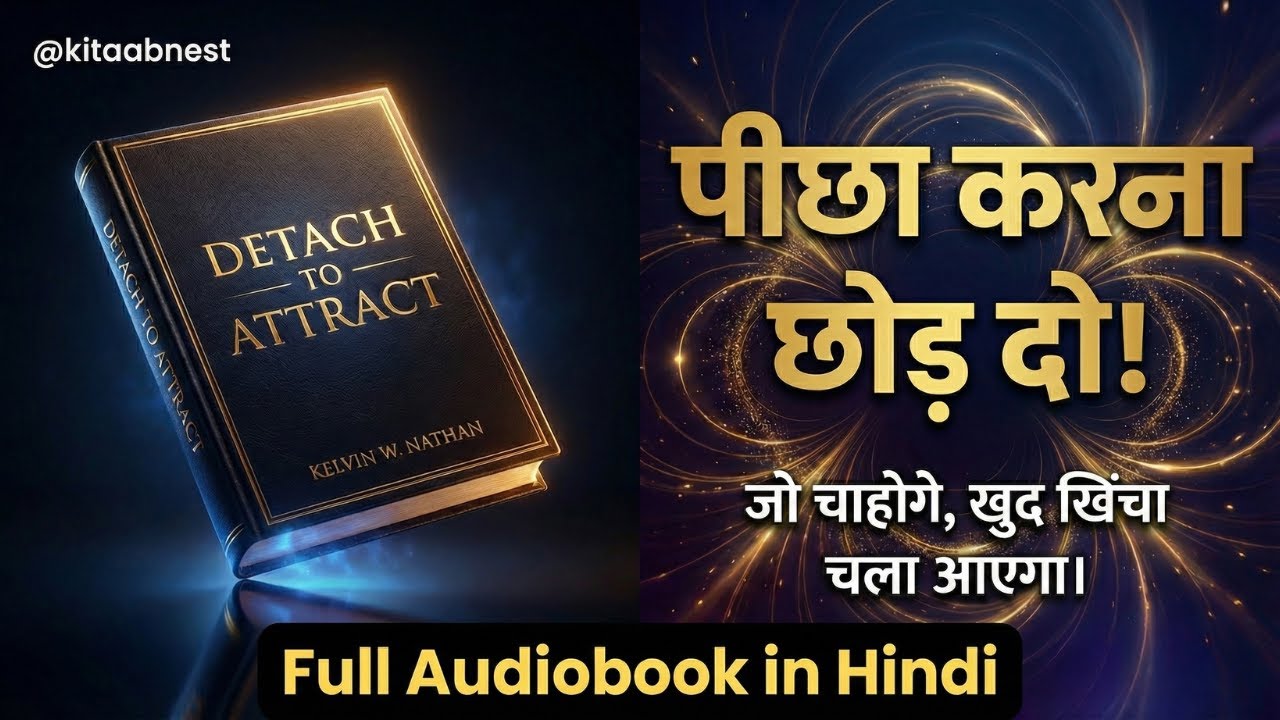 Detach to Attract Full Audiobook in Hindi | पीछा करना छोड़ दो, सब खुद मिलेगा! | Book Summary