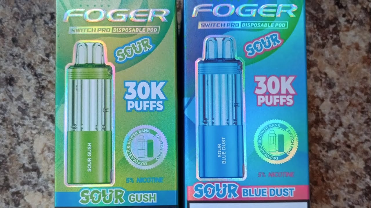 Sour Gush & Sour Blue dust Foger (21+) #review #foger #subscribe #vapelove #gush #bluedust