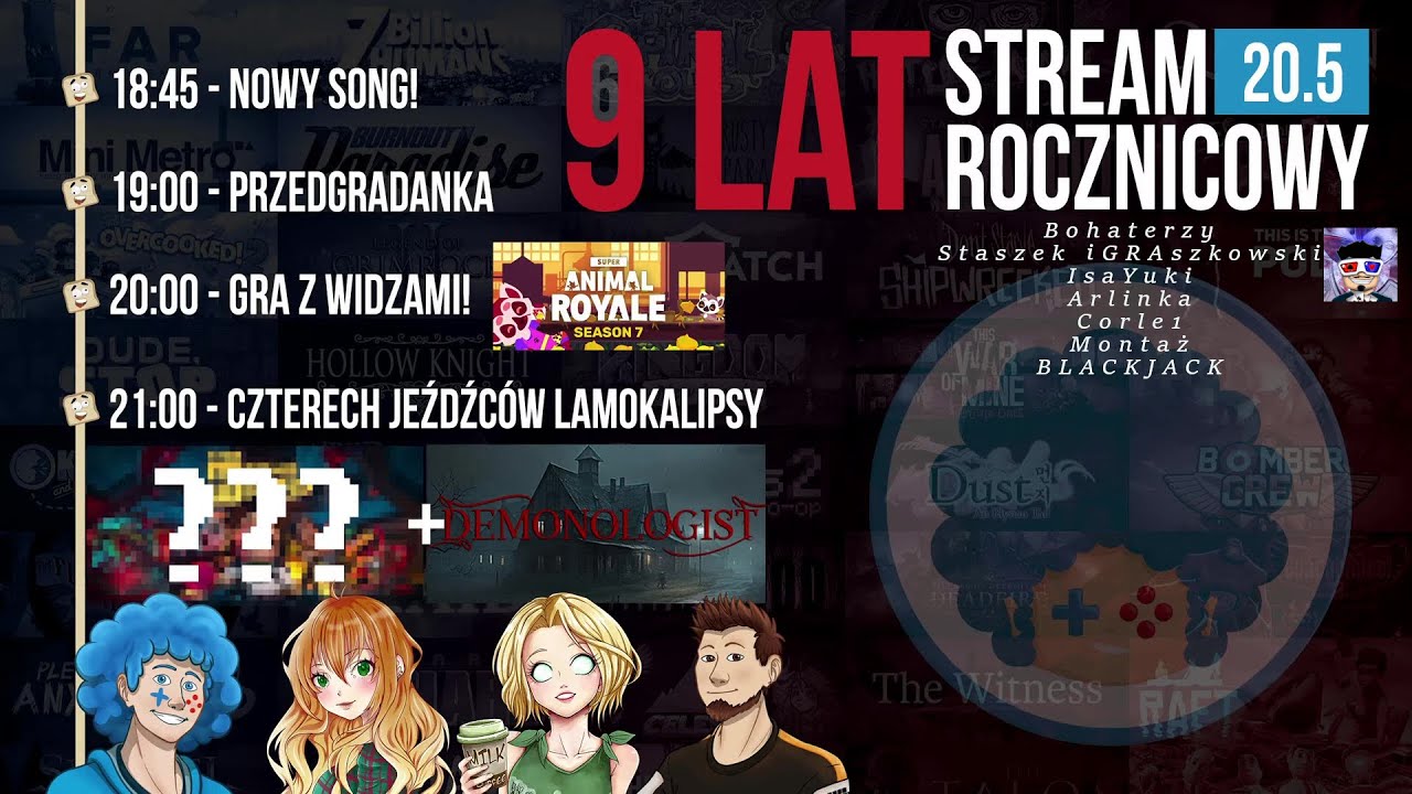 FM #178  Staszek, IsaYuki, Arlinka, Corle w (9 lat Stacha This Means Warp) **Kosmo Lamy na Statku**