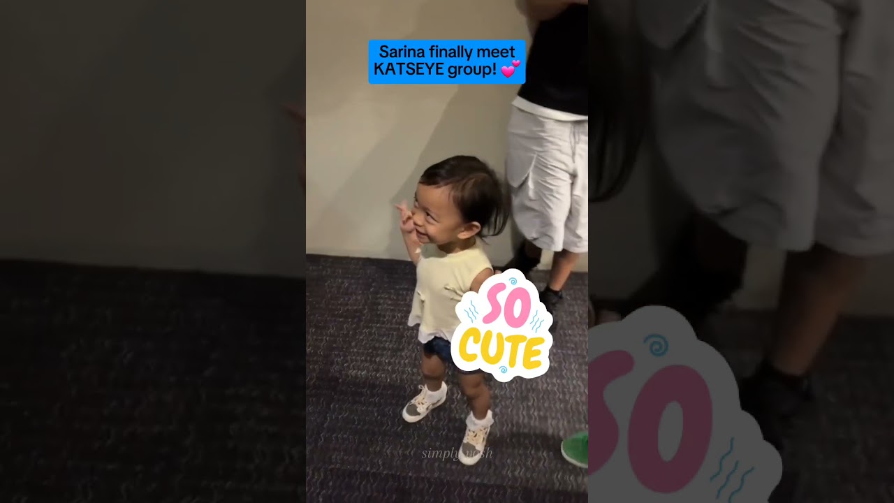 SARINA HILARIO FINALLY MEET KATSEYE GROUP! SO CUTE! #jhonghilario #katseye