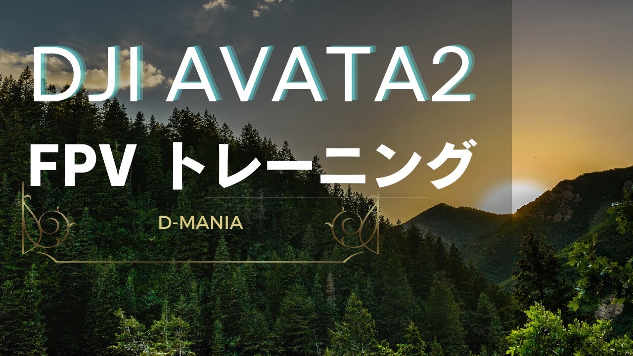 [Avata2] FPV トレニーング 2024編 簡単でもトレーニングは必要！