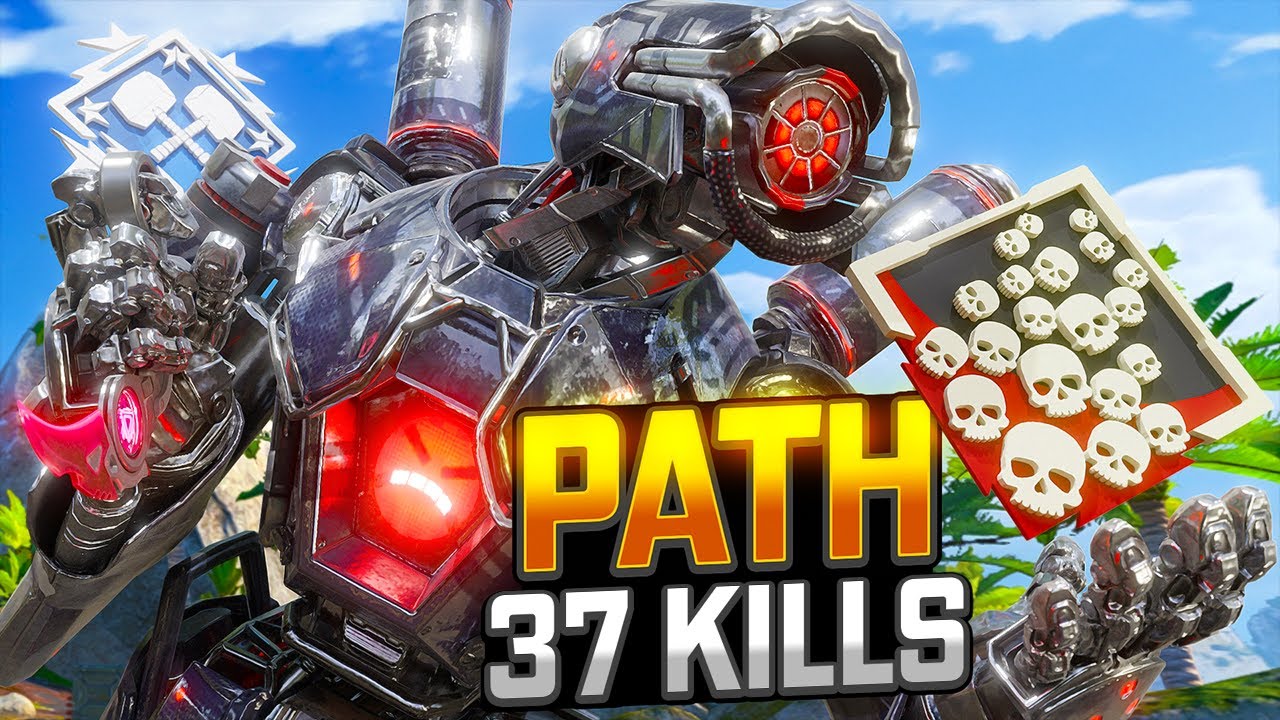 INSANE Pathfinder 37 KILLS and 8,300 Damage Apex Legends Gameplay