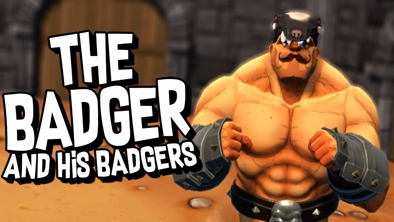 THE BADGER and HIS RABBID BADGERS! - GORN (VR HTC Vive)