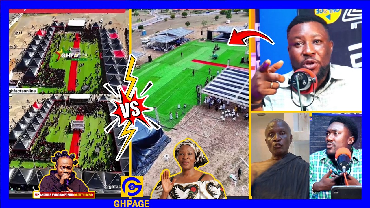 Decoration Of Abusuapanin 2Pac Funeral & Akosua Serwaa Celebration Comparison / Who Is Who
