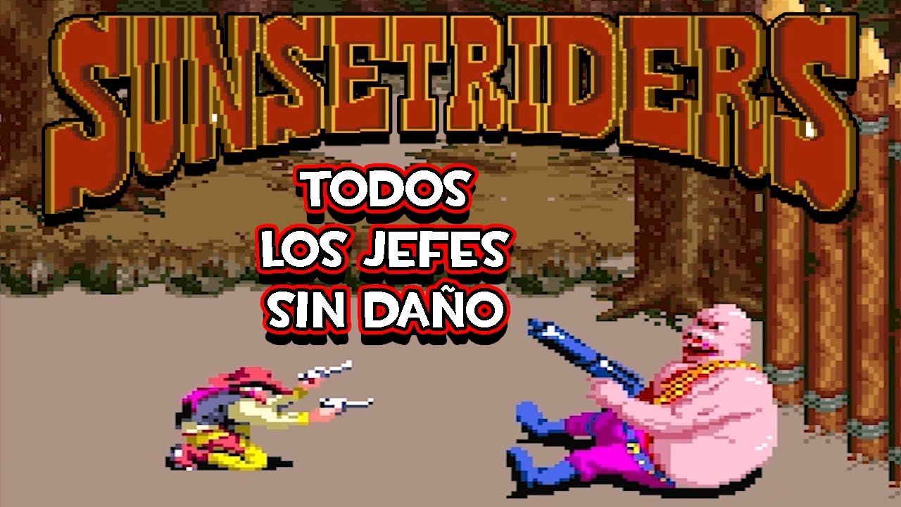 Sunset Riders (SNES) - Todos Los Jefes con Steve (Dificultad Difícil, Sin Daño)