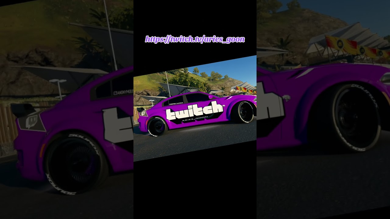 Live Twitch Livery creation  #automobile #dodge #viralvideos #shorts #hellcat