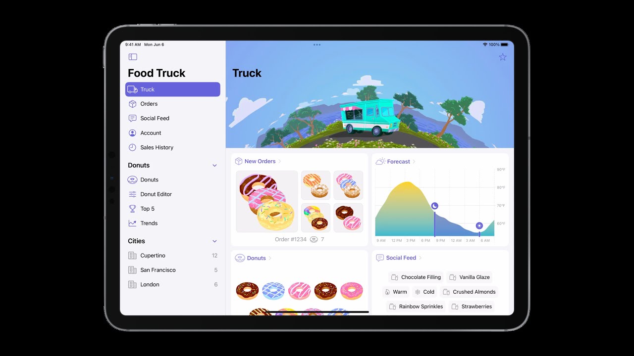 WWDC22: Use Xcode to develop a multiplatform app | Apple