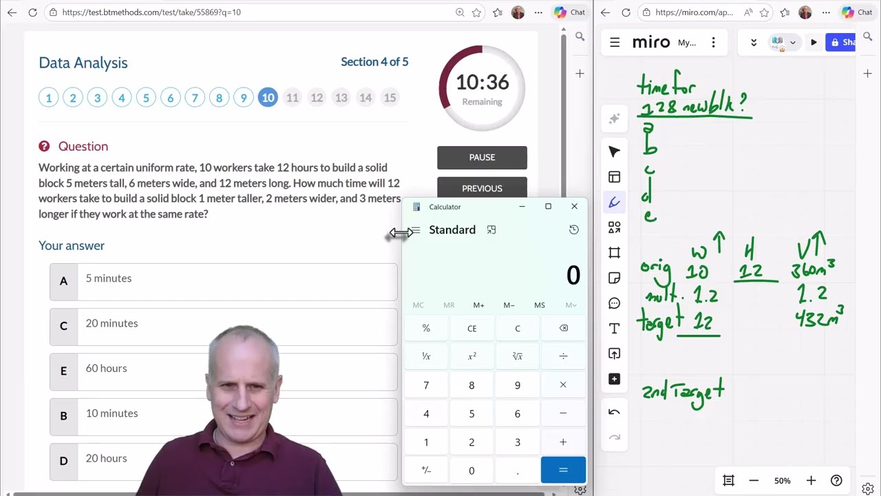 Full Business Admissions Test (BAT) Practice No. 1 Data Analysis Section Walkthrough #mba