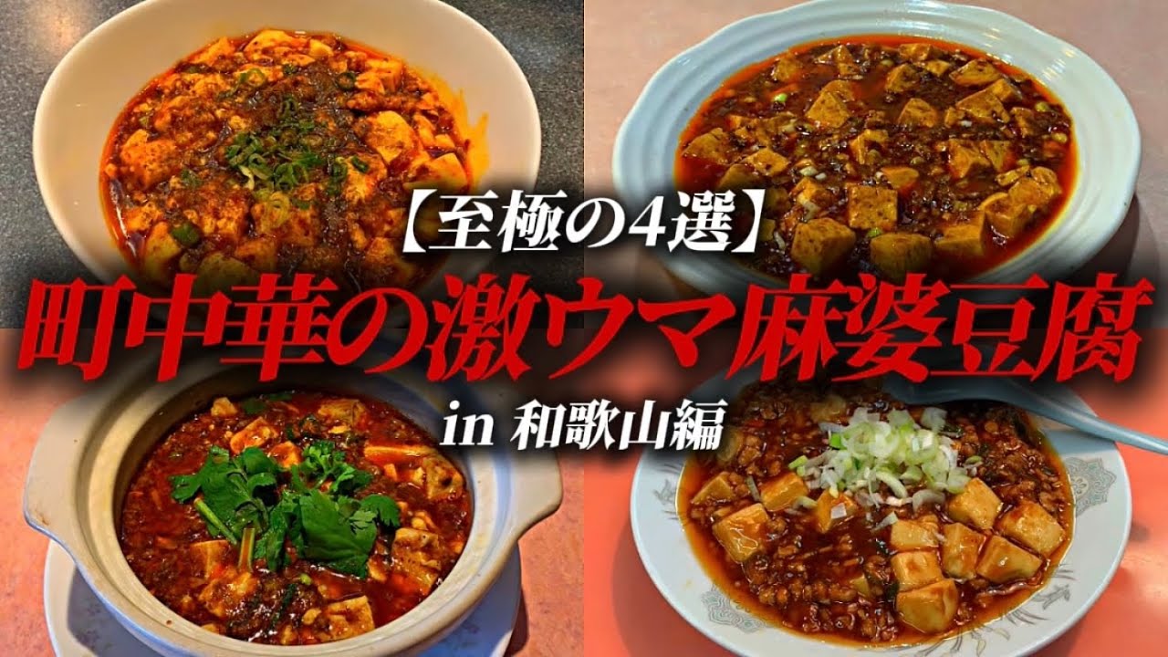 《和歌山》絶対に食べるべき本当に旨い町中華の麻婆豆腐【至極の4選】