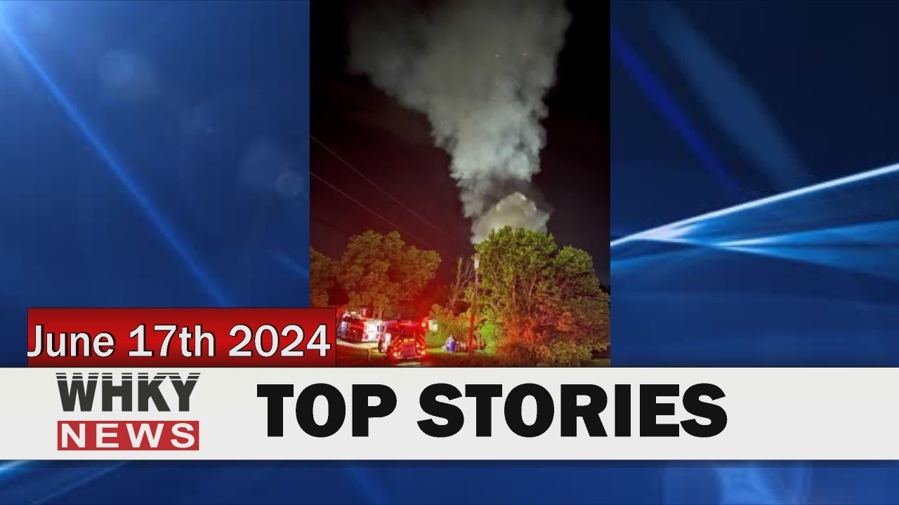 NO ONE INJURED IN MORGANTON CAMPER FIRE | WHKY News -- Top Stories: Monday, 06/17/2024