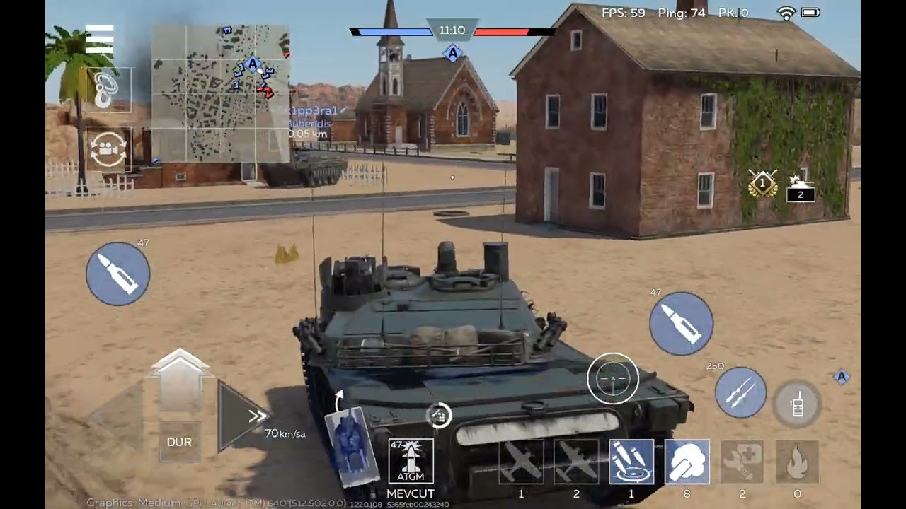 AFT-09  , Maus  And  MBT-70  Gameplay  War  Thunder  Mobile 