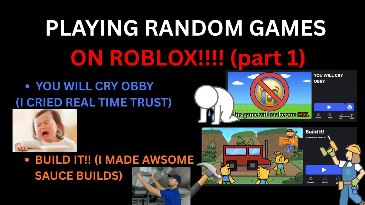 PLAYING ULTRA AWESOME GAMES ON ROBLOX!