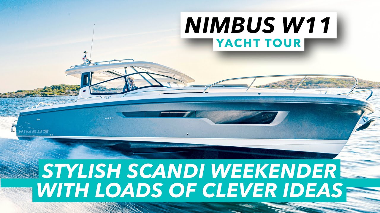 Stylish Scandi weekender with loads of clever ideas | Nimbus W11 yacht tour | Motor Boat & Yachting