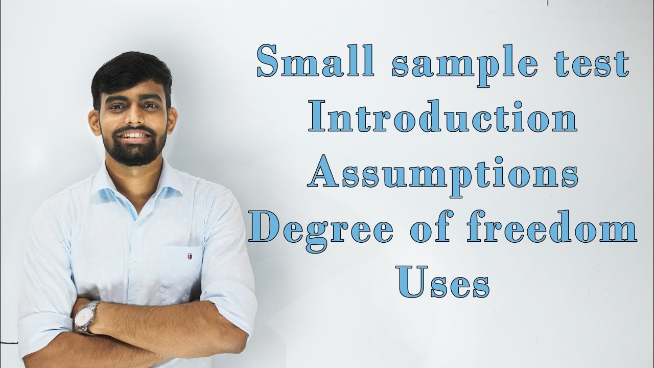 Small Sample Test | t - Test | Engineering Maths 4 | [Lec 1]