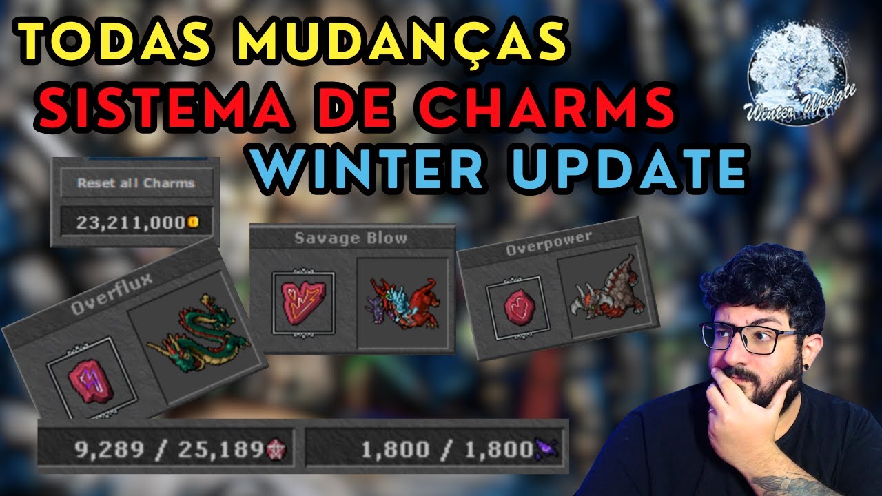 NOVO SISTEMA DE CHARM - Tudo que você precisa saber | Winter Update 2024 | Tibia