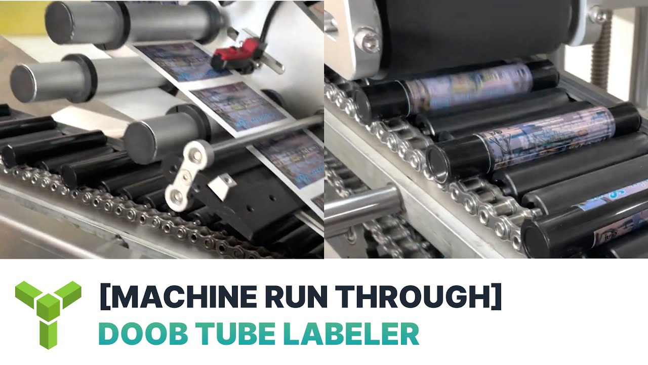 Automated Doob Tube Labeling Machine | LeafyPack
