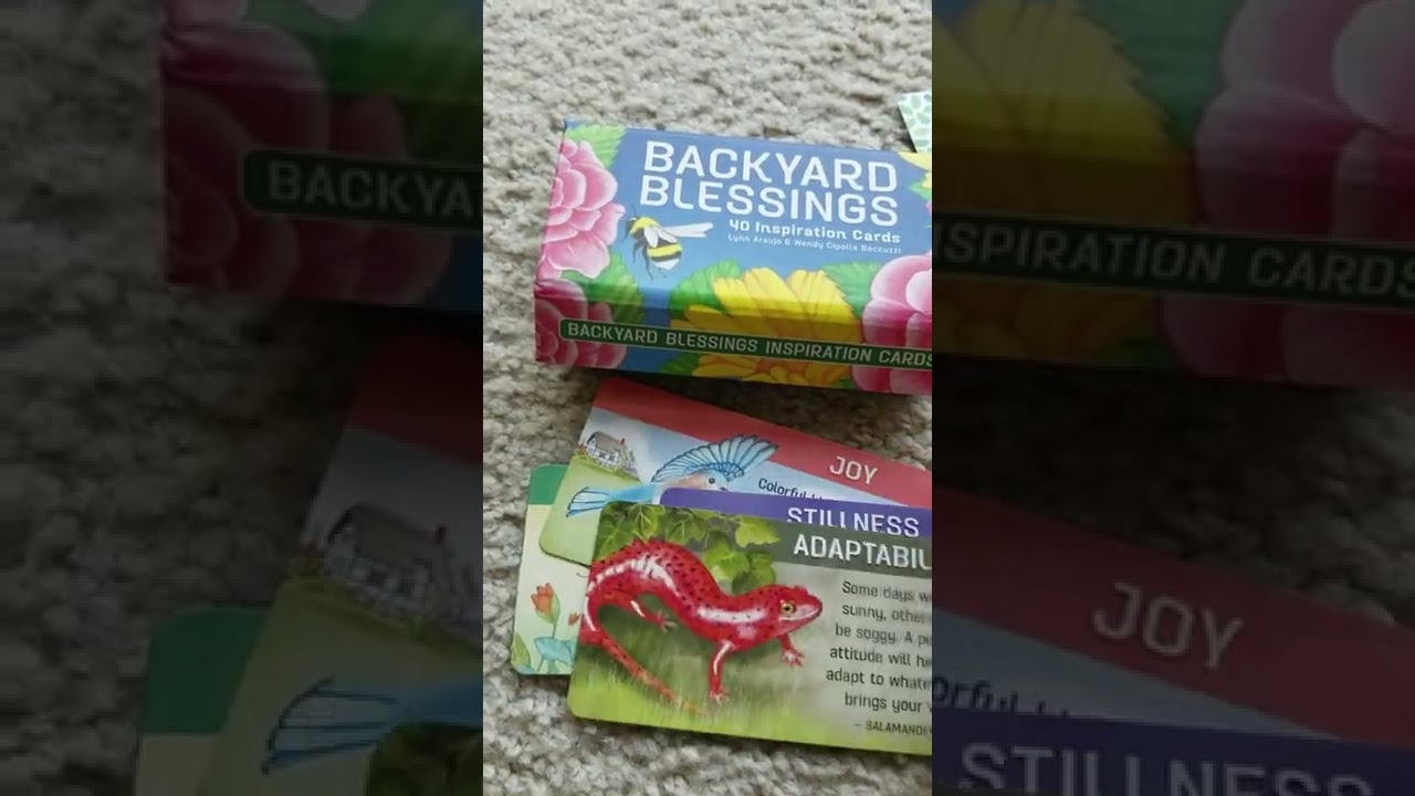 Backyard Blessings Inspirational/ Oracle Cards Walkthrough