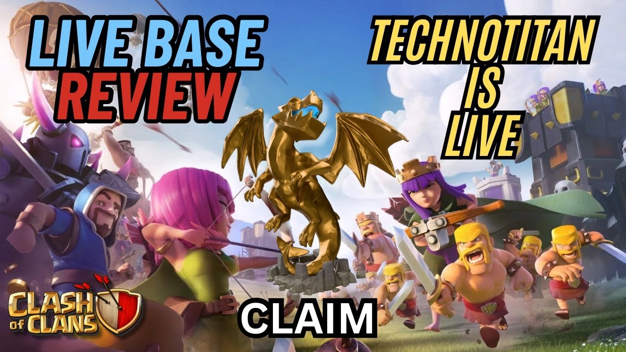 Clash of Clans Live Base Review of Viewers | CLAIM Clan Rush Rewards Here | #coclive