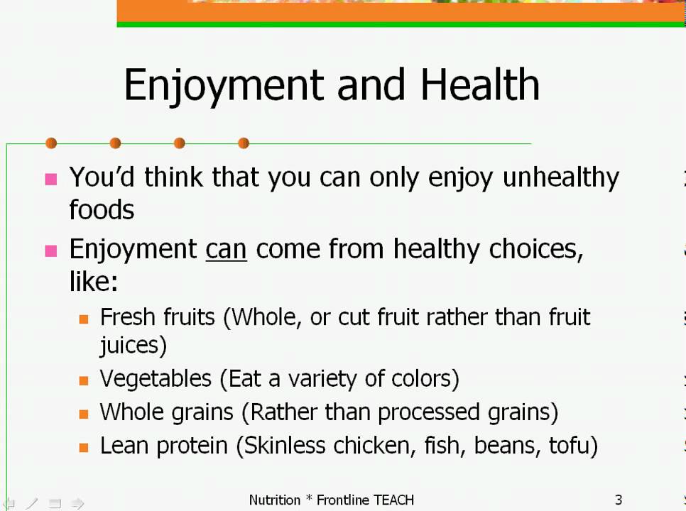 Nutrition and HIV
